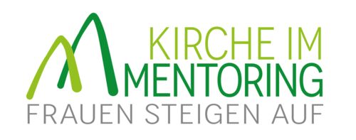 Kirche im Mentoring - Frauen steigen auf. Das Bild zeigt das Logo von KiM.